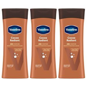 Vaseline Cocoa Radiant hidratáló kakaóvajas testápoló, 3x400 ml kép
