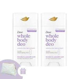 Dove Whole Body Lavender & Chamomile Dezodor stift 2x75ml + A... kép