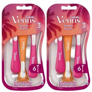 Venus Smooth Miami eldobható női Borotva 2x6db kép