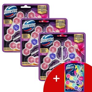 Domestos Aroma Lux WC frissítő blokk Hibiscus Charm koncentrált i... kép