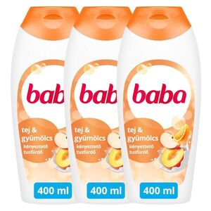 Baba Tusfürdő Tej és Gyümölcs 3x400ml kép