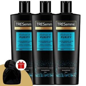 TRESemmé Hydrate & Purify Sampon zsíros hajra 3x400ml + Ajánd... kép