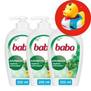Baba antibakteriális folyékony Szappan Eukaliptusz 3x250ml + Aján... kép