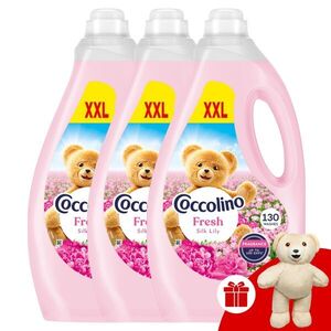 Coccolino Fresh Silk Lily Öblítő 390 mosás 3x2990ml + Ajándék Coc... kép