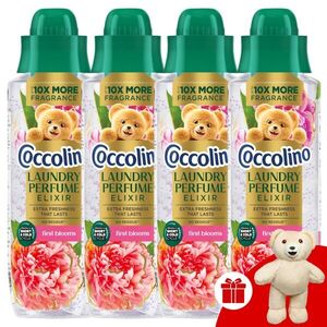 Coccolino First Blooms illatfokozó mosóparfüm, 4x460 ml + Ajándék... kép