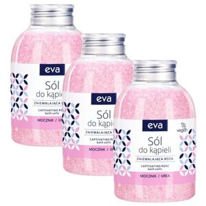 Eva Natura Fürdősó - Elbűvölő rózsa + Urea 3x600g kép