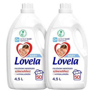 Lovela Baby Hipoallergén folyékony Mosószer színes ruhákhoz 2x4, 5... kép