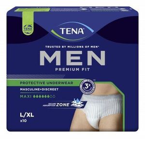 Tena Men Maxi Inkontinencia fehérnemű L/XL 10db kép