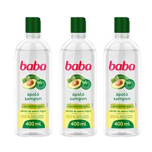 Baba Sampon Avokádóolajjal Sérült és Száraz Hajra 3x400ml kép
