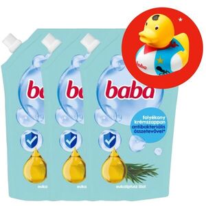 Baba antibakteriális folyékony Szappan Utántöltő Eukaliptusz 3x50... kép
