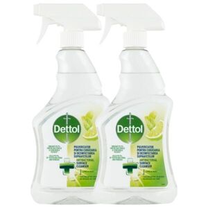 Dettol Lime&Menta antibakteriális Felülettisztító spray 2x500ml kép