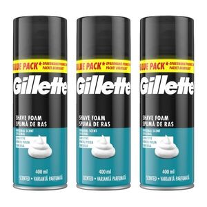 Gillette Classic Sensitive Borotvahab 3x400ml kép
