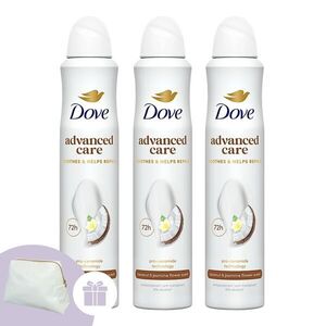 Dove Advanced Care Coconut & Jasmine Dezodor 3x200ml + Ajándé... kép