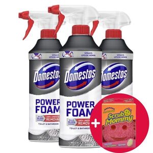Domestos Power Foam vízkő eltávolító hatású WC és fürdőszoba tisz... kép