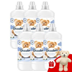Coccolino Sensitive Cotton Cloud Öblítő 366 mosás 6x1403ml + Aján... kép