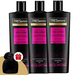 TRESemmé 24H Volume Sampon vékony szálú hajra 3x400ml + Ajándék T... kép