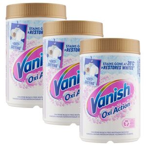 Vanish Oxi Action Folttisztító és Fehérítő por 3x625g kép