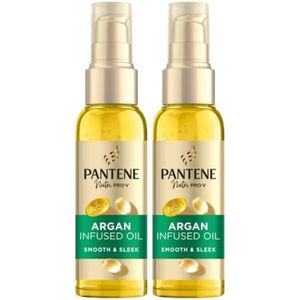 Pantene Pro-V Smooth & Sleek Argan Infused Hajápoló olaj 2x100ml kép
