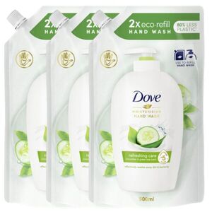 Dove Refreshing folyékony krémszappan utántöltő, 3x500 ml kép