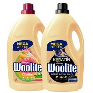 Woolite Keratin Therapy Fruity Mosószer csomag színes és sötét ru... kép