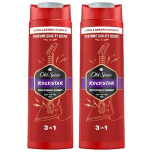 Old Spice Rockstar férfi Tusfürdő és Sampon 2x400ml kép