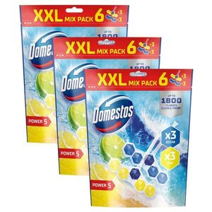 Domestos Power5 Ocean/Lime WC illatosító blokk, 18x50 g kép