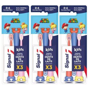 Signal Kids Super Mario Soft gyerek Fogkefe 3x3db kép