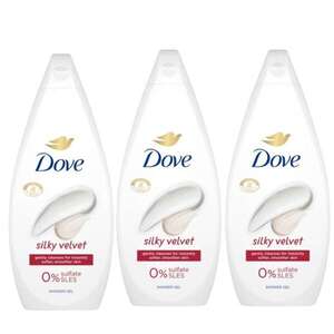 Dove Silky Velvet női krémtusfürdő, 3x720 ml kép