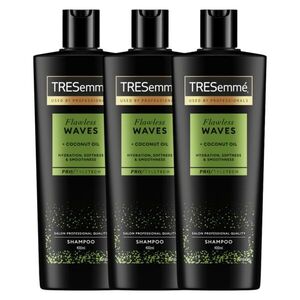 TRESemmé Flawless Waves sampon, hullámos és göndör hajra, 3x400 ml kép