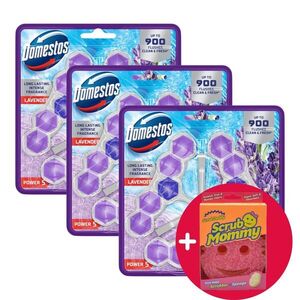 Domestos Power5 Levendula illatú WC illatosító blokk, 9x50g + Ajá... kép