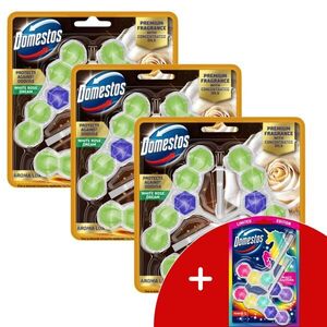 Domestos Aroma Lux WC frissítő blokk White Rose Dream koncentrált... kép