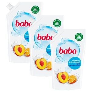 Baba Folyékony Szappan Utántöltő Tej & Gyümölcs 3x500ml kép