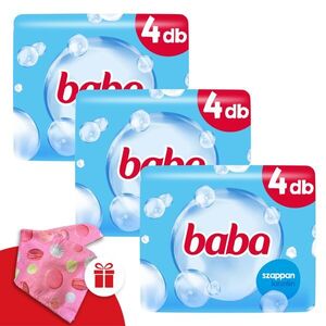 Baba szappan Lanolinos 12x90g + Ajándék Baba Hajturbán kép