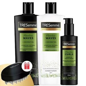 TRESemmé Flawless göndör hajra Csomag + Ajándék TRESemmé fésű kép