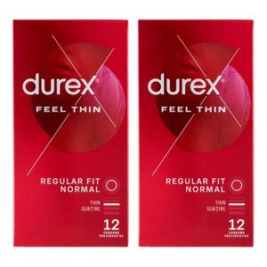Durex Feel Thin Óvszer 2x12db kép