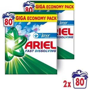 Ariel + Touch of Lenor Spring Awakening Mosópor 160 Mosáshoz 8.8 kg kép