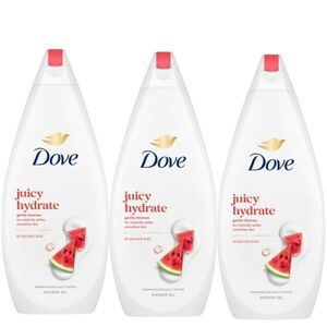 Dove Juicy Hydrate női krémtusfürdő, 3x720 ml kép