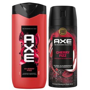 Axe Fine Fragrance Collection Cherry Fizz Tusfürdő és Aeroszol csomag kép