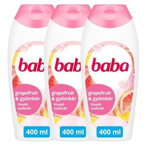 Baba Pink Limonádé tusfürdő Grapefruit és gyömbér illat, 3x400 ml kép