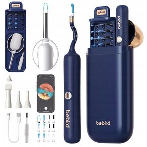 Bebird EarSight Plus otoszkóp fültisztító kamerával (kék) kép