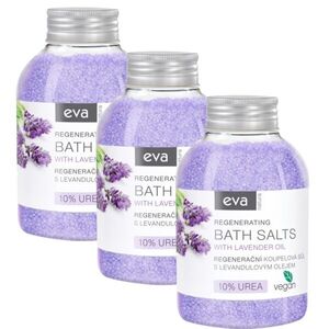 Eva Natura regeneráló Fürdősó levendulaolajja +10% Urea 3x600g kép