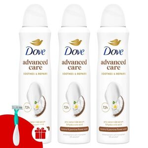 Dove Advanced Care Kókusz és Jázmin illatú női izzadásgátló dezod... kép