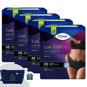 Tena Lady Pants Plus Noir Inkontinencia-fehérnemű magasított deré... kép