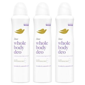 Dove Whole Body Lavender & Chamomile Dezodor 3x150ml kép