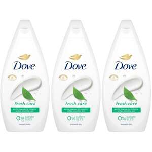Dove Fresh Care női krémtusfürdő, 3x450 ml kép