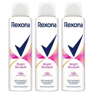 Rexona Bright Bouquet női izzadásgátló dezodor, 3x150 ml kép