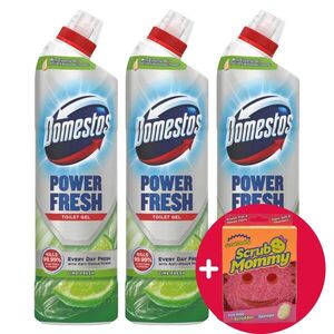 Domestos Power Fresh WC tisztító gél vízkő lerakódás ellen Lime F... kép