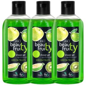 Eva Natura Beauty Fruity Tusfürdő - Zöld gyümölcsök 3x400ml kép