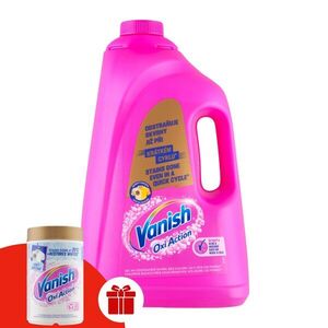 Vanish Pink folyékony Folttisztító 4L + Ajándék Vanish Oxi Action... kép