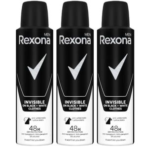 Rexona Men Invisible Black&White férfi izzadásgátló dezodor, ... kép